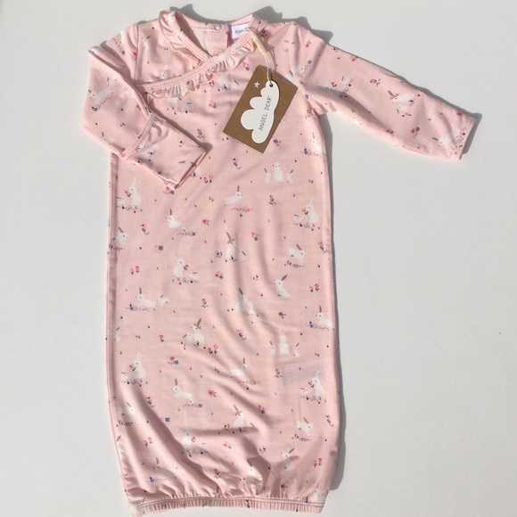Angel Dear Other - Angel Dear Bunnies Pink Gown 0-3M